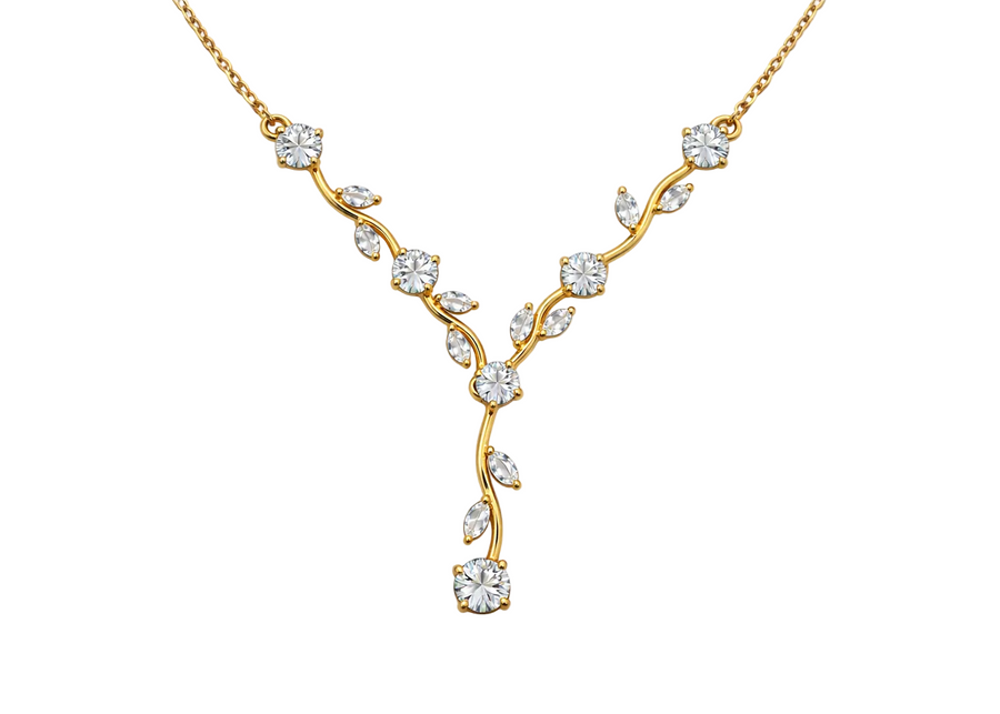 Gold Tulip Necklace