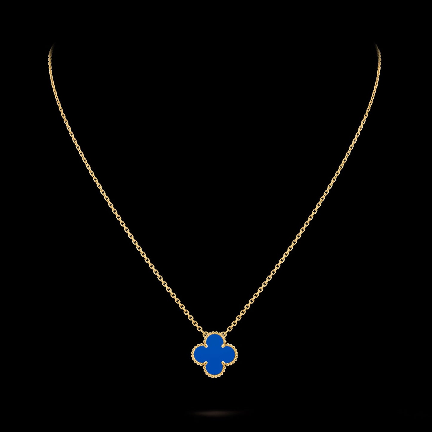 Single blue van cleef NECKLACE