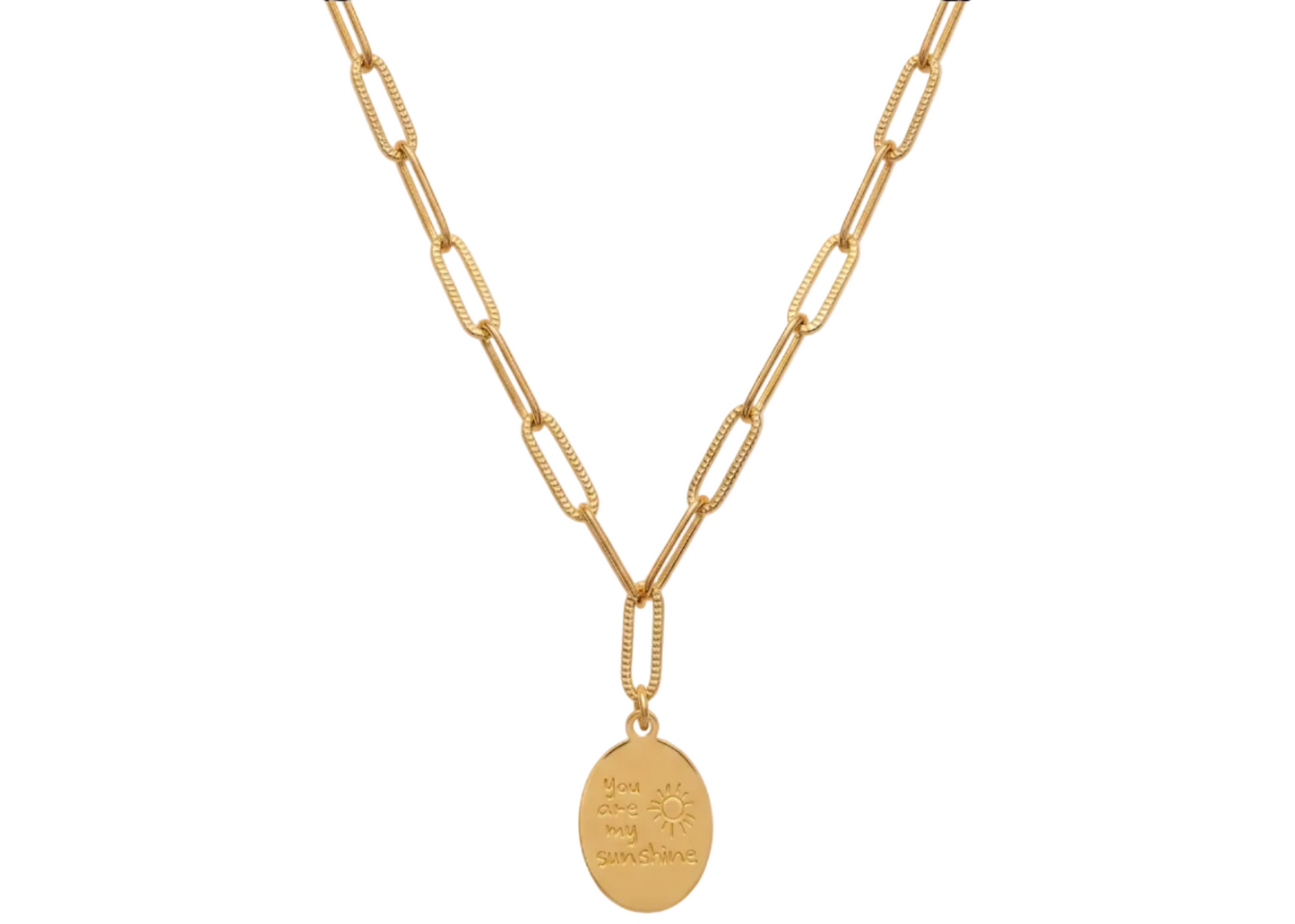SUNSHINE MEDALLION NECKLACE
