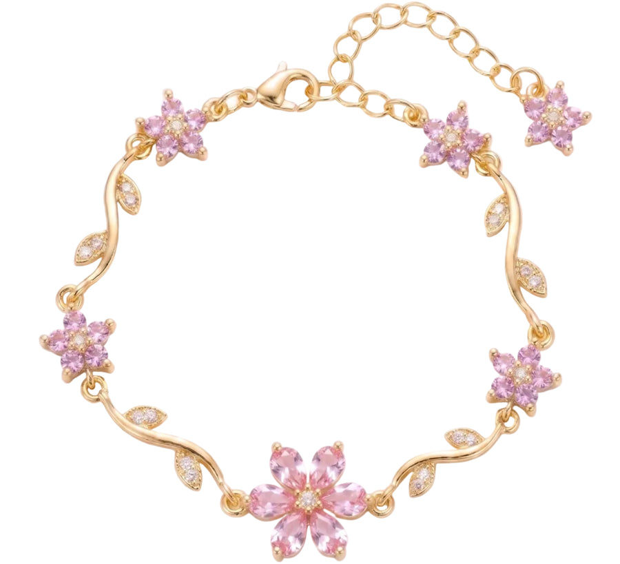 PINK Floral BRACELET