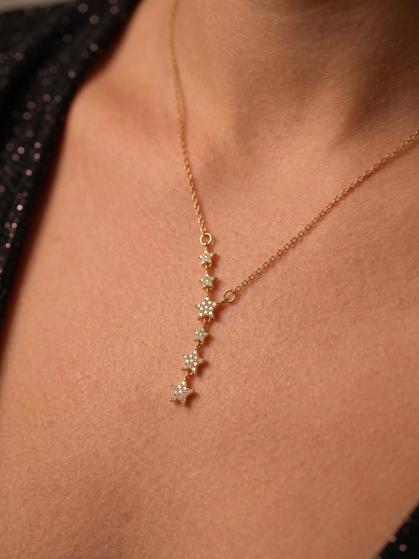 star Y-drop necklace