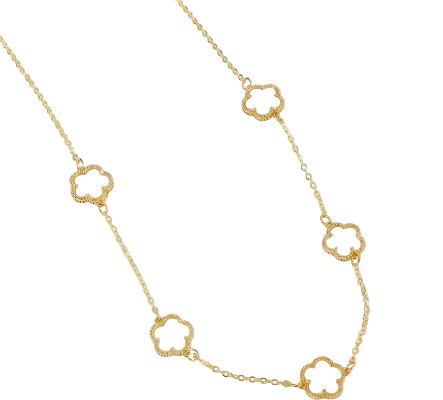 White multiple van cleef Necklace