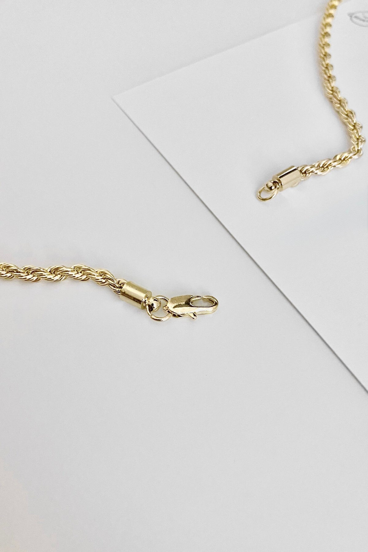 Twisted Rope Bracelet - Gold