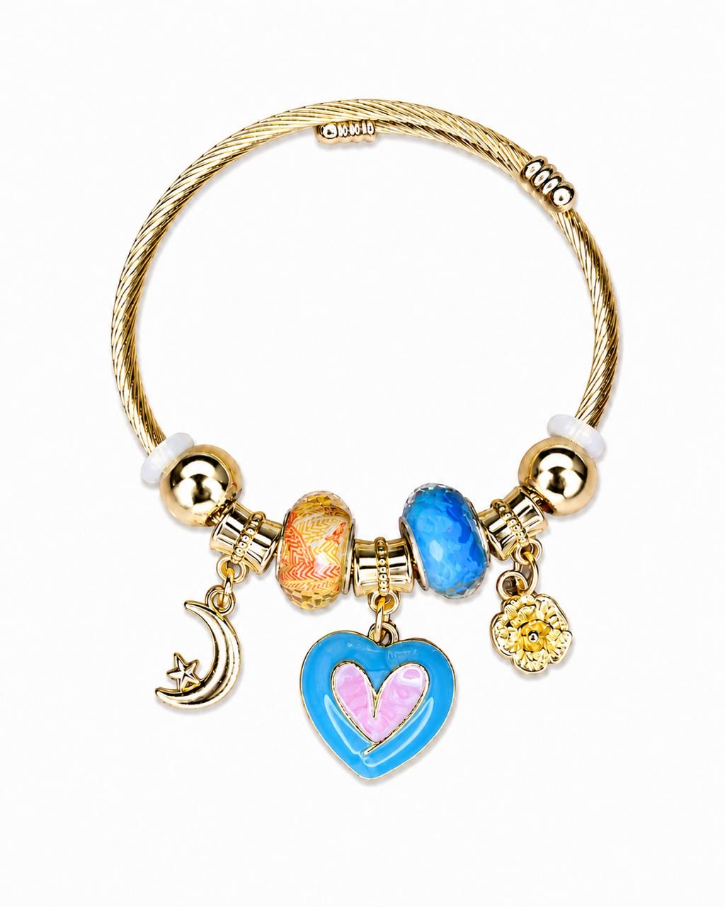 Summer heart bracelet