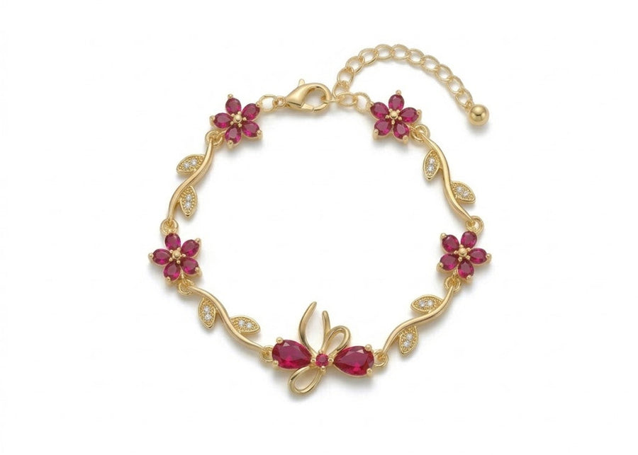 RED RIBBON BRACELET