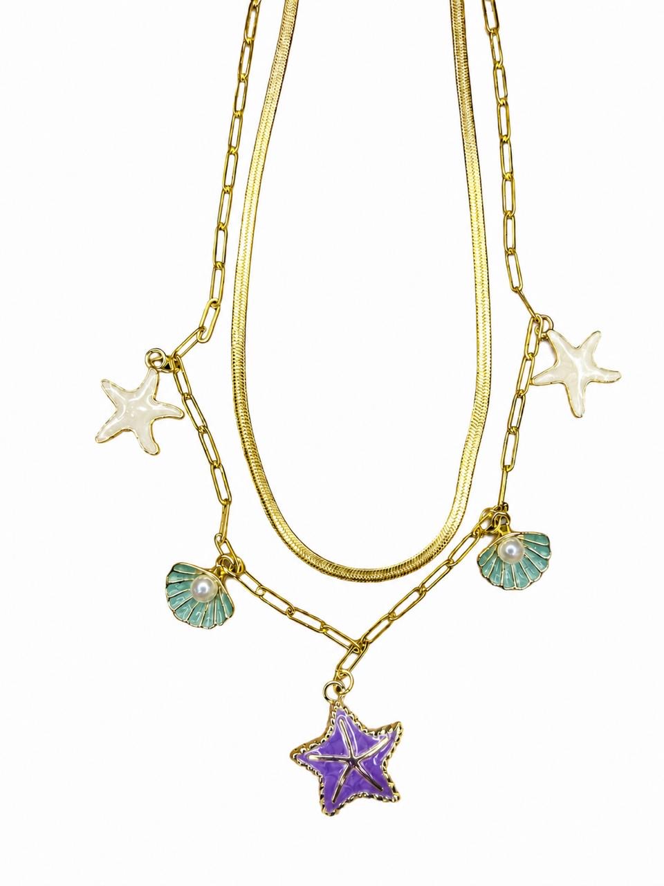 Summer Mediterranean necklace