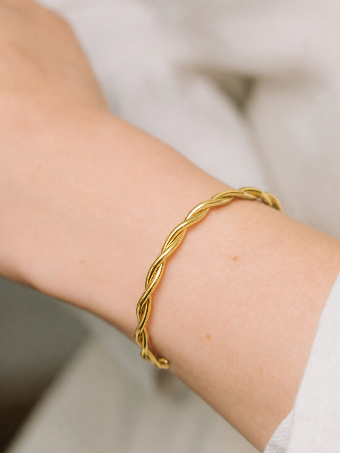braided cuff bracelet