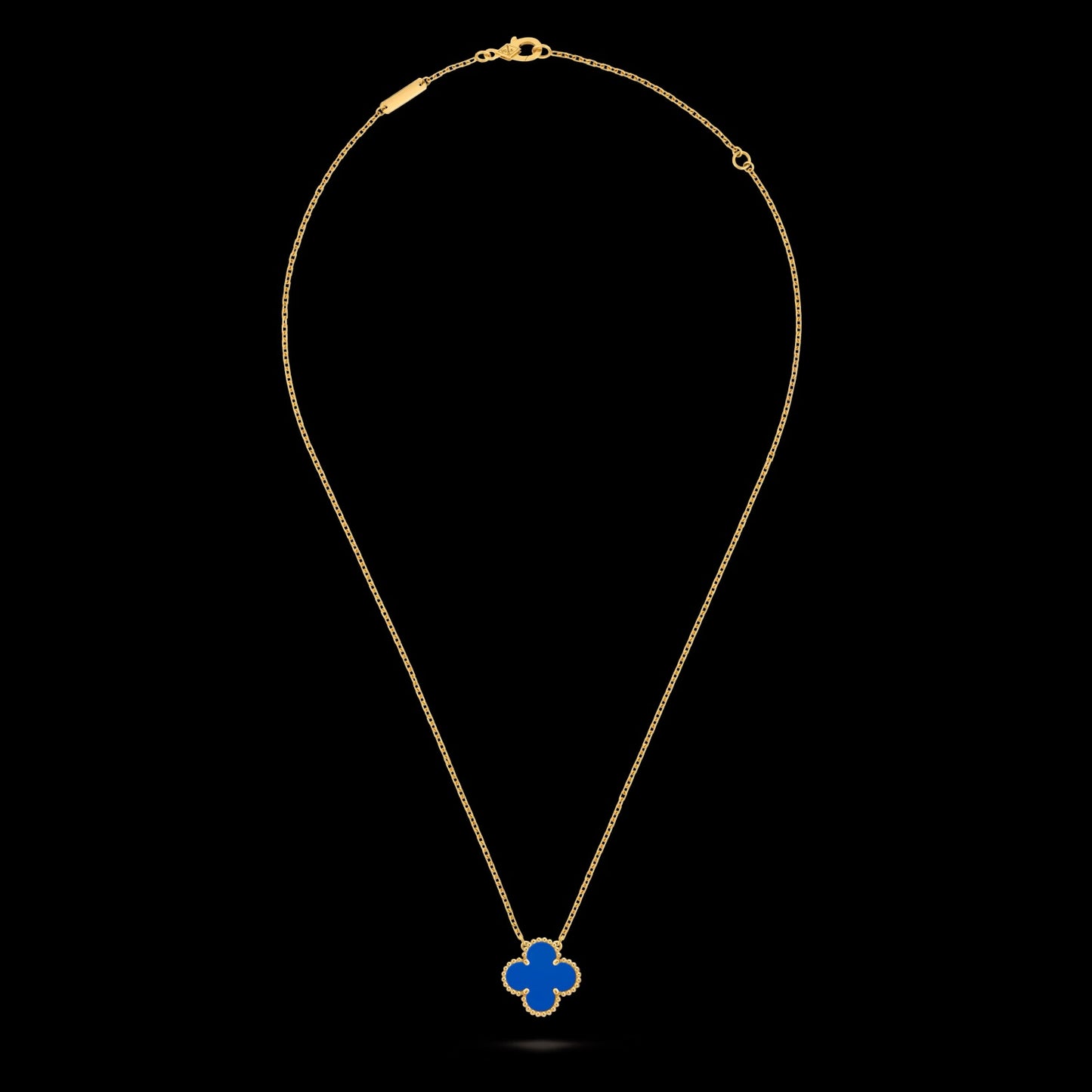 Single blue van cleef NECKLACE