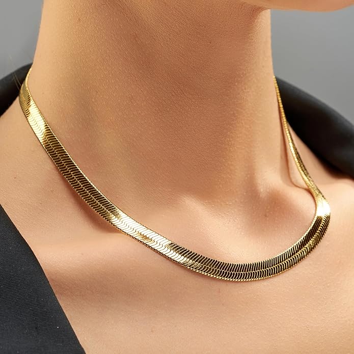 Serpent Gold Necklace