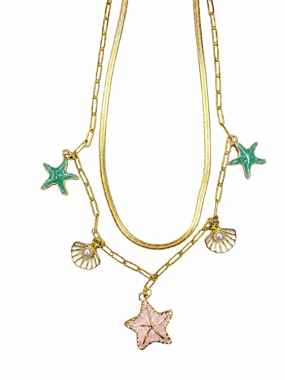 Summer Mediterranean necklace