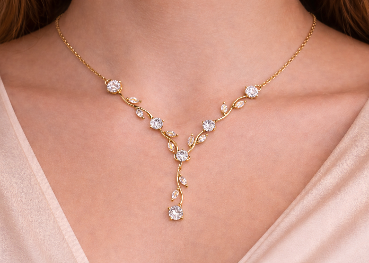 Tulip Necklace - Gold