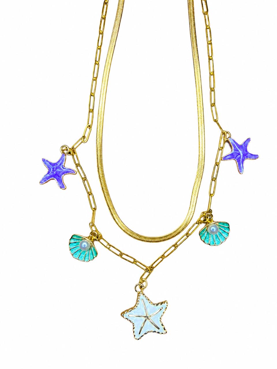 Summer Mediterranean necklace