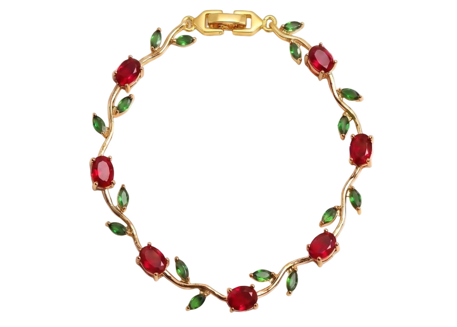 Rose tulip bracelet