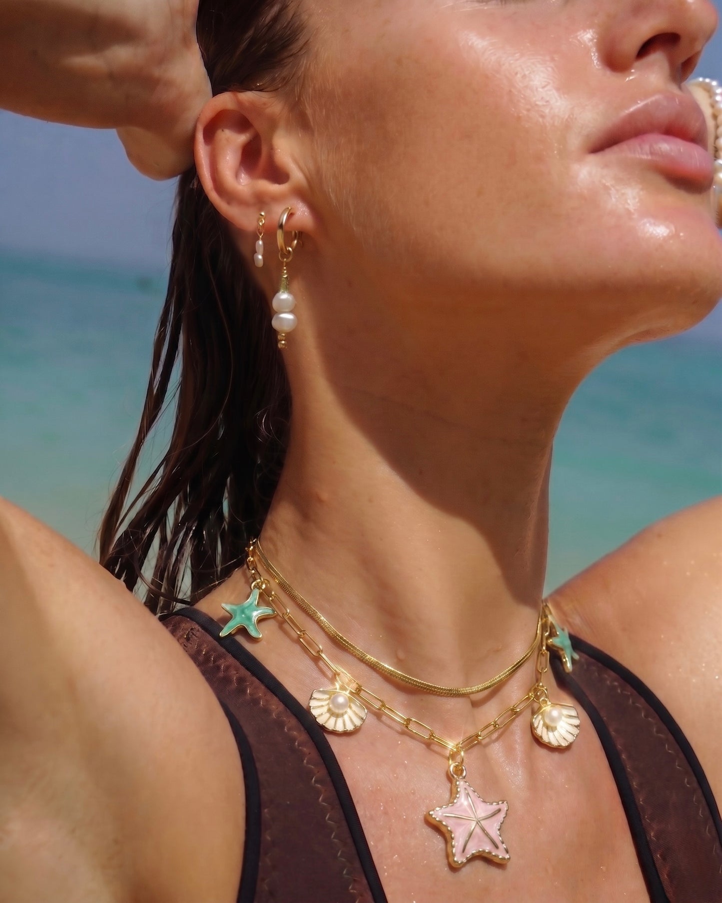 Summer Mediterranean necklace
