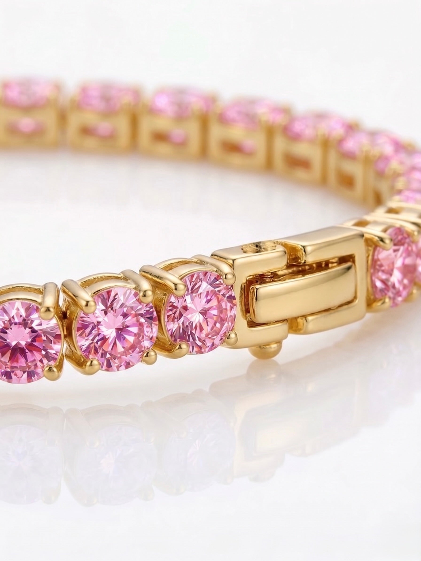 Tennis Bracelet - Pink