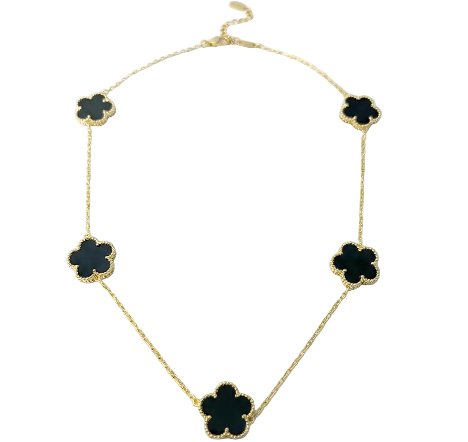 Multiple Van Cleef Necklace - Black