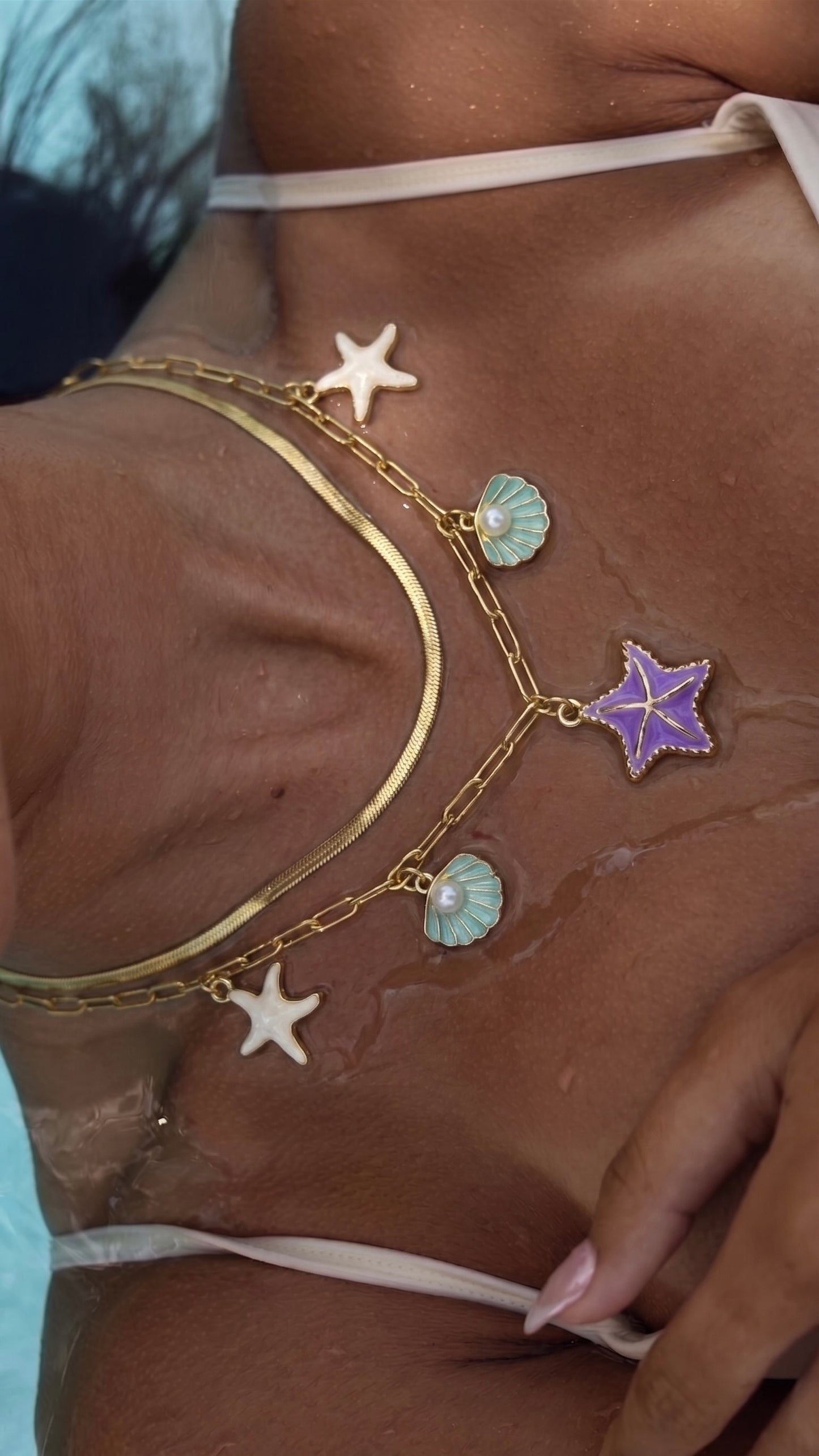 Summer Mediterranean necklace