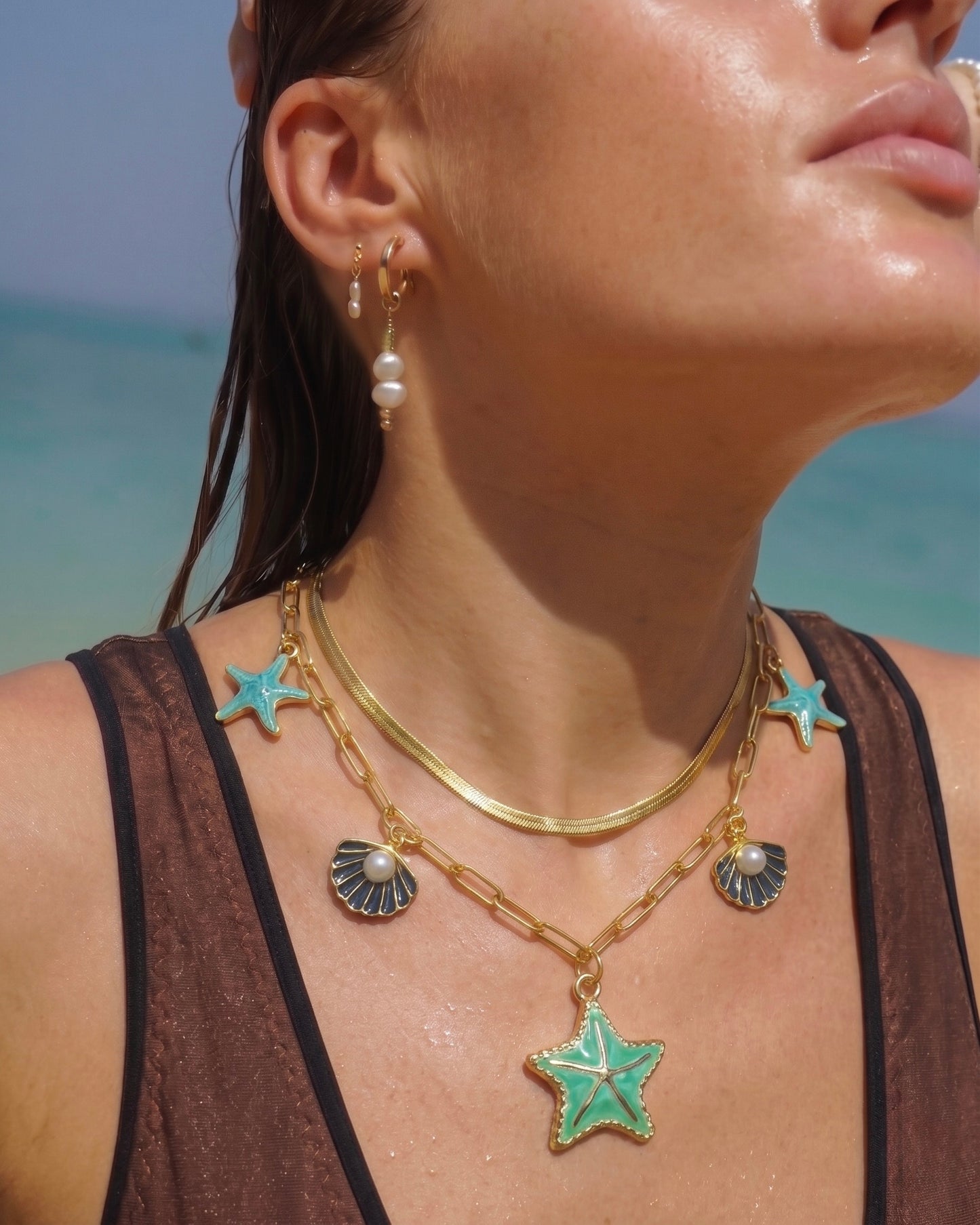 Summer Mediterranean necklace