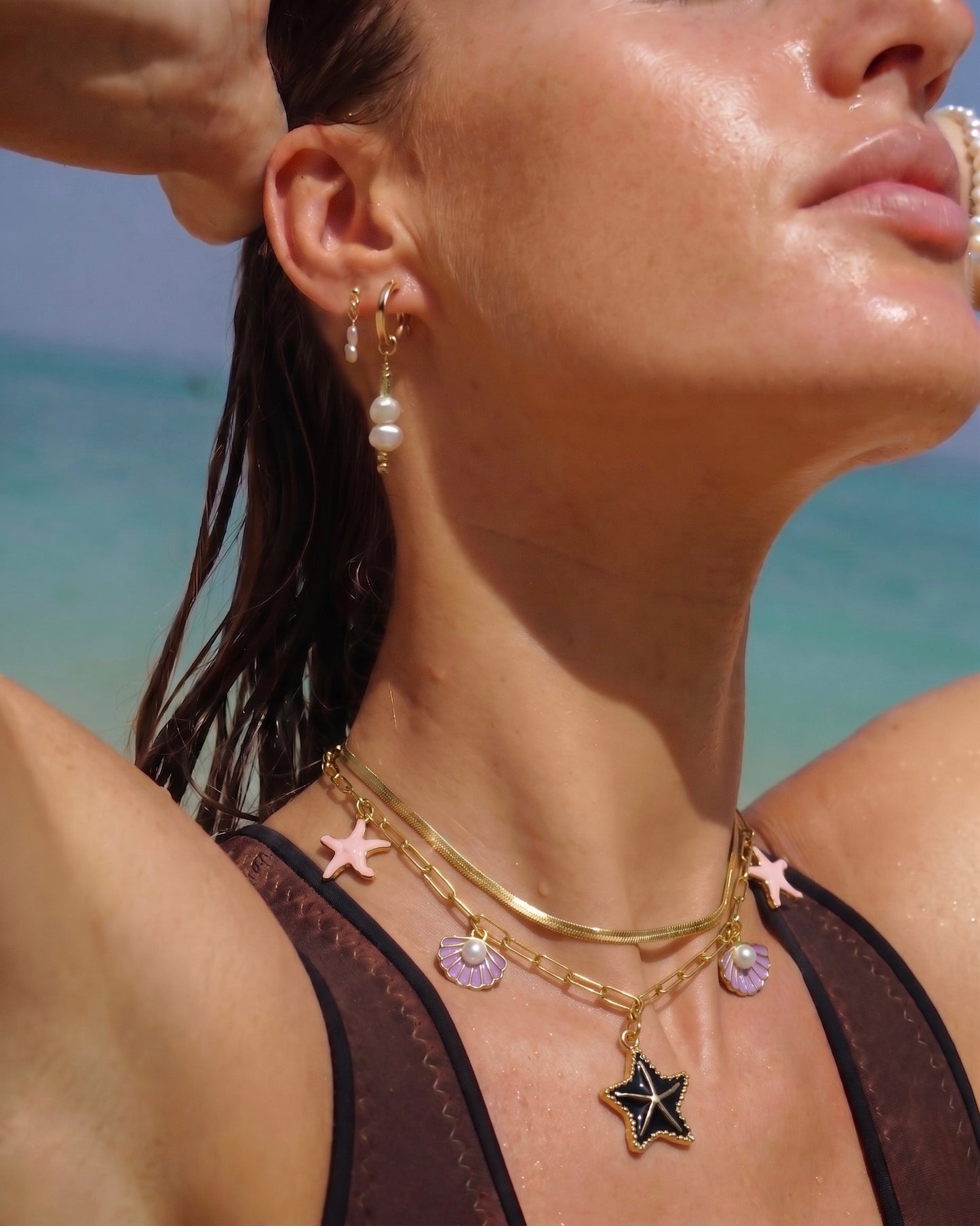 Summer Mediterranean necklace