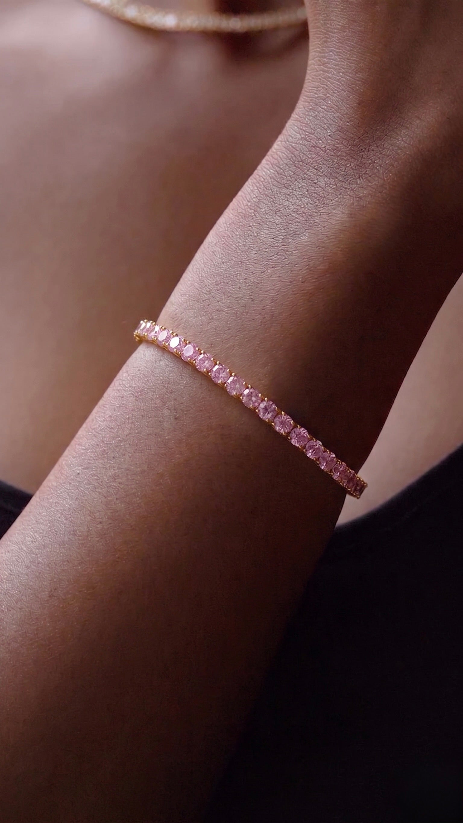 Tennis Bracelet - Pink
