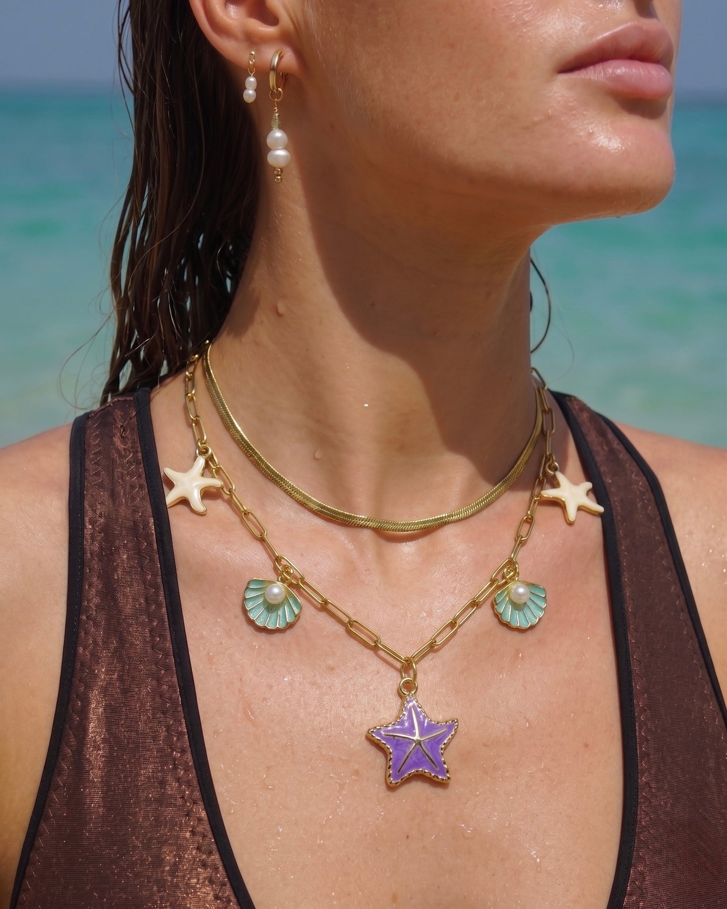 Summer Mediterranean necklace