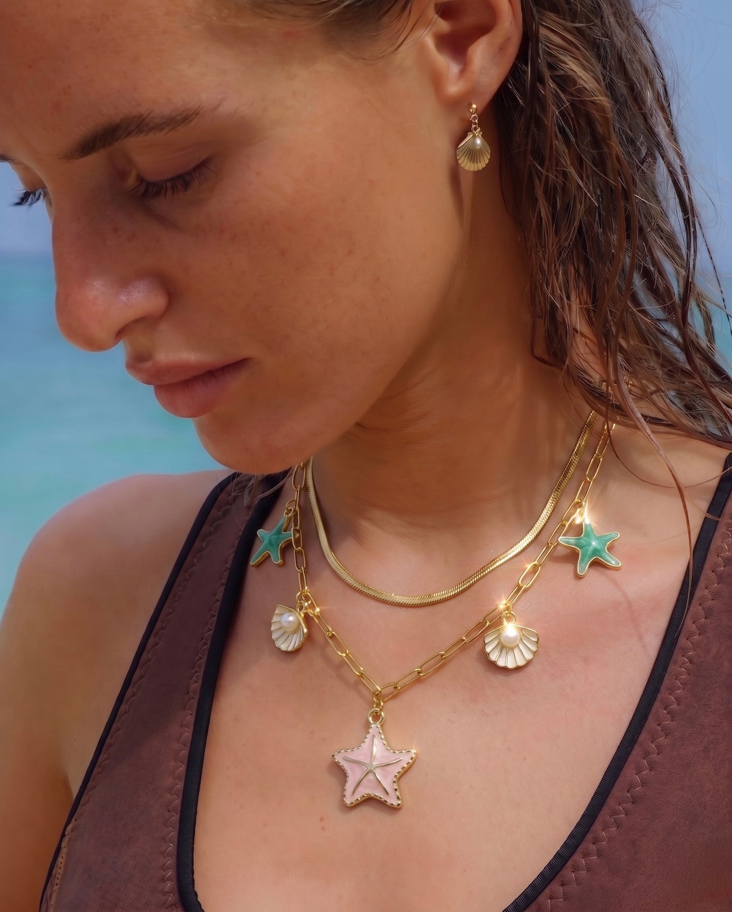 Summer Mediterranean necklace