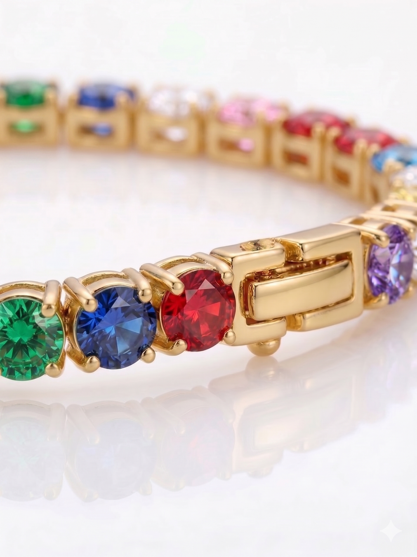 Tennis Bracelet - Multi-colored