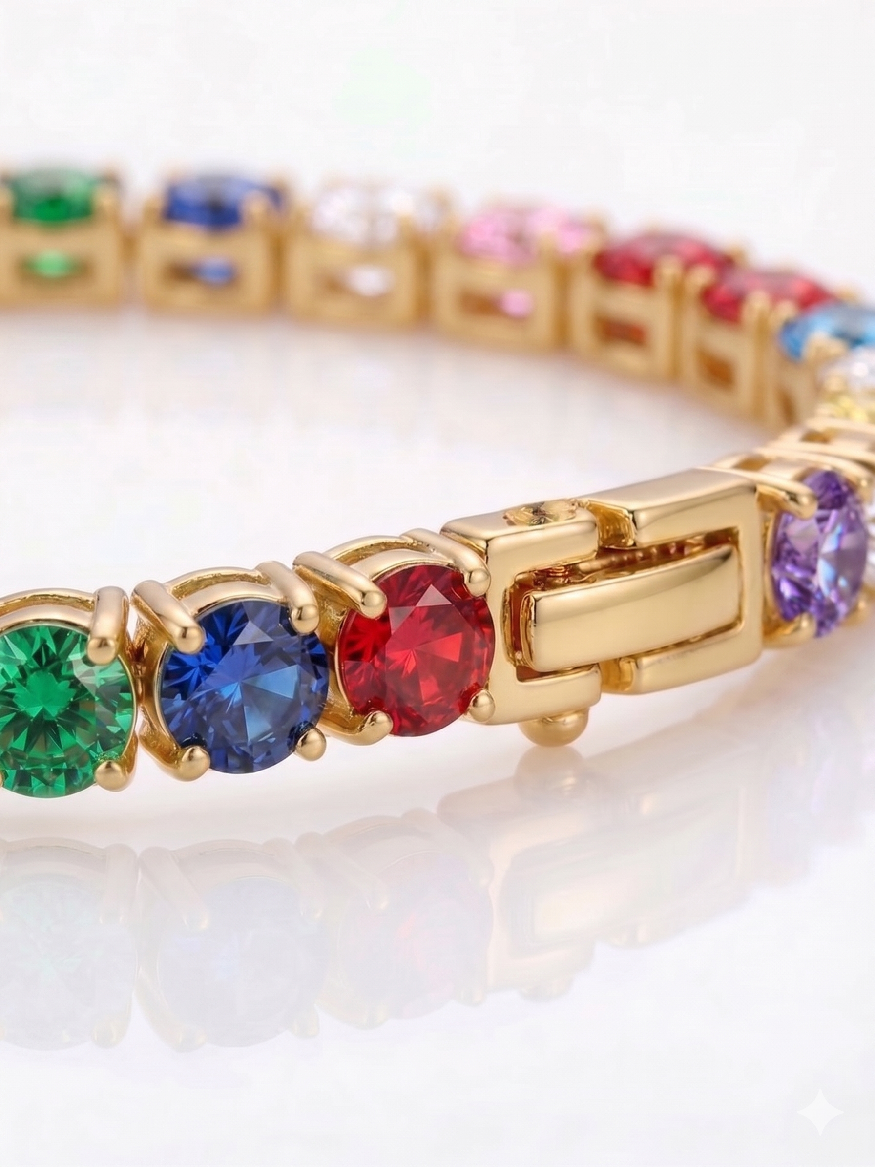 Tennis Bracelet - Multi-colored