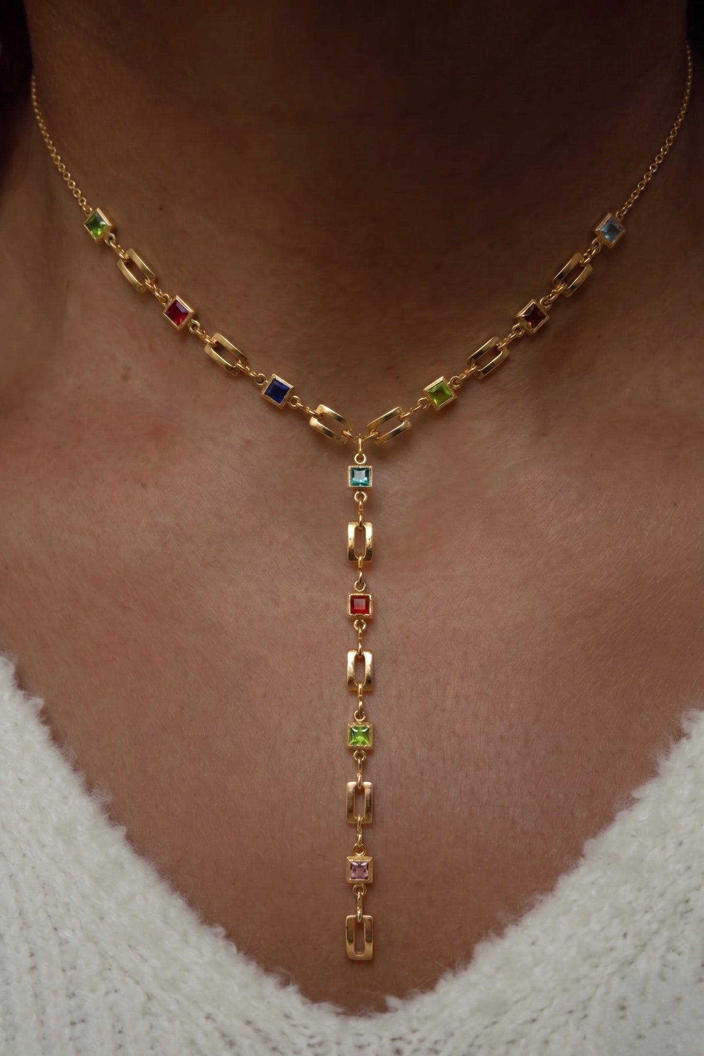 COLORed DROP NECKLACE