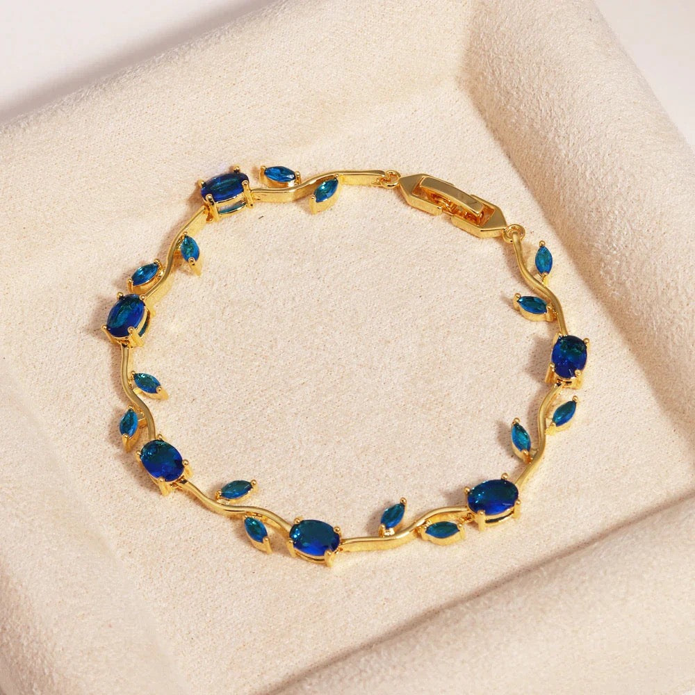blue tulip bracelet