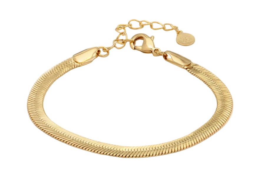 Serpent Gold Bracelet