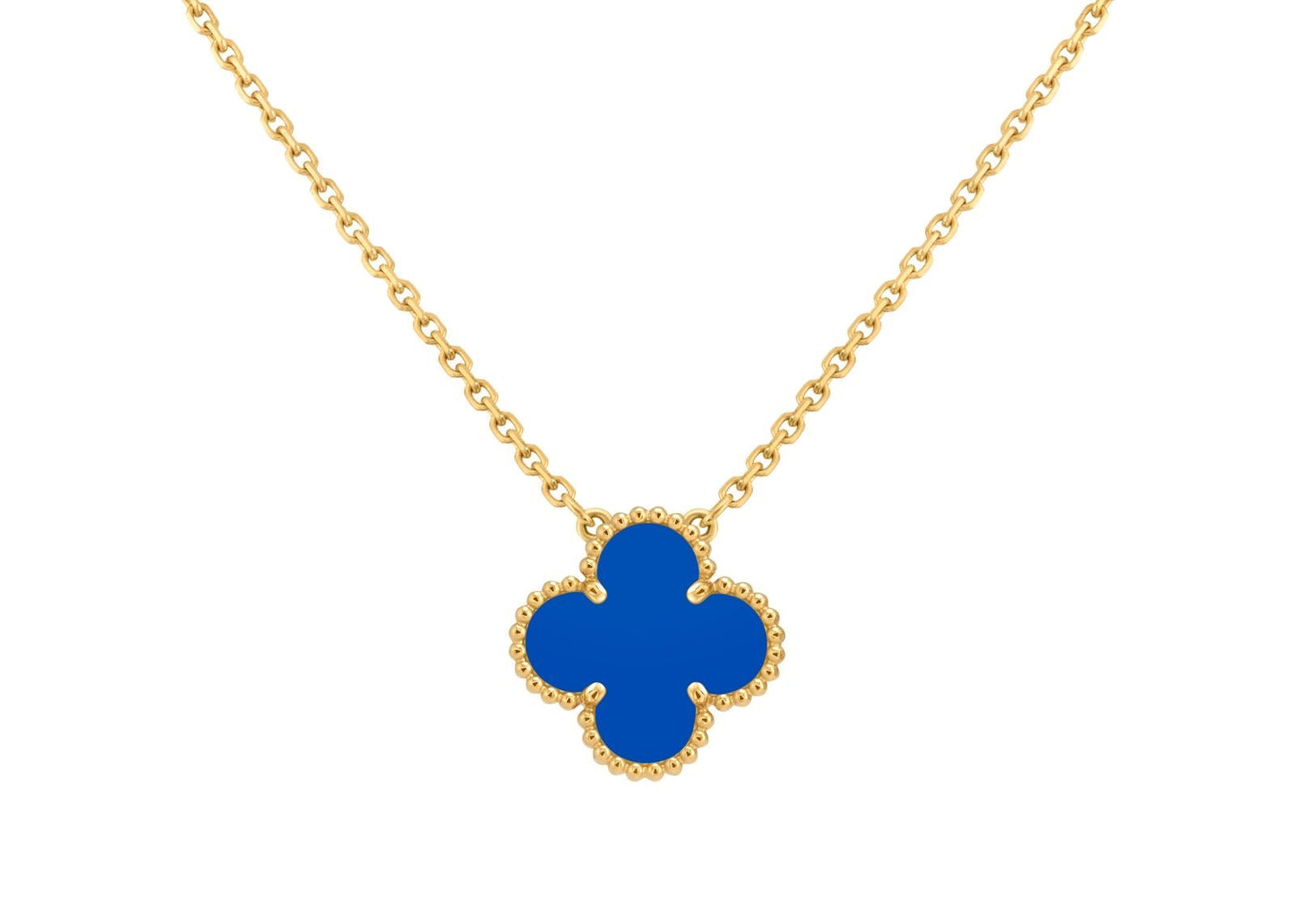 Single blue van cleef NECKLACE